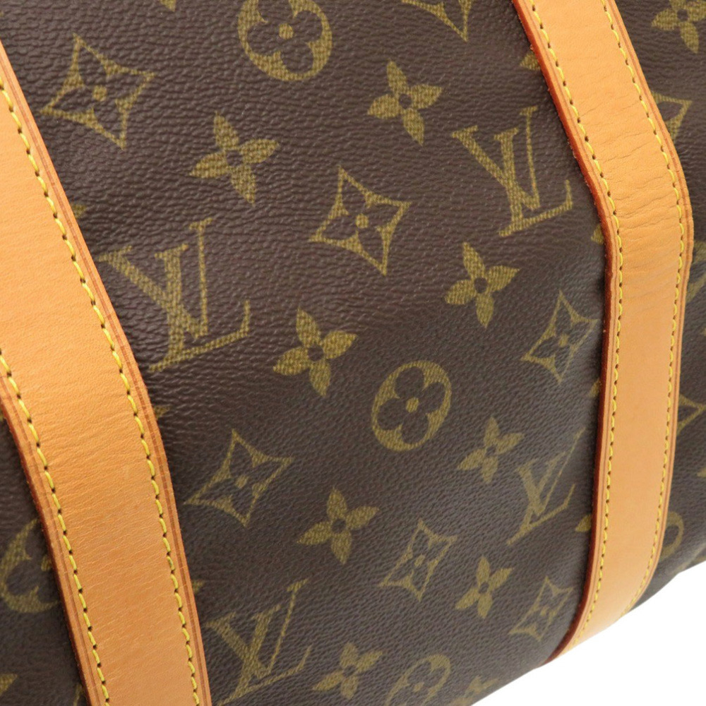 LOUIS VUITTON Authentic Brown Monogram Keepall 50 Boston Bag - Picture 8 of 10